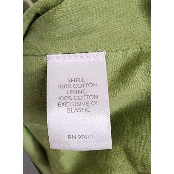 NWT J. Jill Pure Jill Elements Dip-Dyed Green Ikat Dress Sz XS Petite - Picture 6 of 7